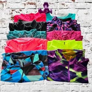 Lot of 10 Xersion Semi & Slim fit Long Sleeve Activewear Tops & 1 Made for Life